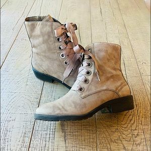 Stylish Suede Moto Boots